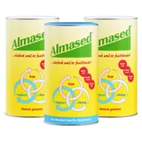 Almased 3er Bundle – 2x 500g Almased Original + 1x 500g Almased mit Mandel-Vanille Geschmack – Vorratspaket für langfristige Gewichtsreduktion – Proteinreicher Abnehmshake – glutenfrei – 30 Protionen