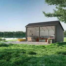 Plus Gartenhaus Multi 4,16 x 2,38 m Mehrfarbig