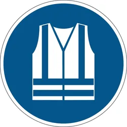 DURABLE Symbol: Warnweste benutzen