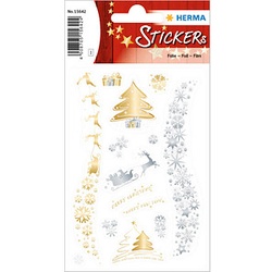 HERMA Aufkleber Weihnachtsmotive, 14 Etiketten