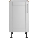 OPTIFIT Spülenschrank Ahus Breite 45 cm grau