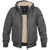 Vintage Industries Datton Textiljacke wasserdicht grau, Größe 3XL