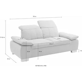 Home Affaire Couch Kunstleder 2-Sitzer Grün
