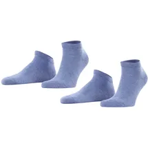 Falke Happy Sneakersocken 2er Pack Blau 39-42