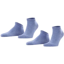 Falke Happy Sneakersocken 2er Pack Blau 39-42