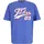 FUBU T-Shirt "Fubu FBMQ12111BLU Fubu Varsity T-Shirt", Herren, Gr. S, blau, weiß, rot, 100% Baumwolle, bedruckt, loose fit, Rundhals, Shirts T-Shirt