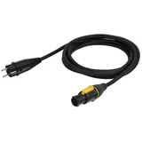 PCE Power Cable powerCON TRUE1 to Schuko 3x 1.5 mm2 1,5 m