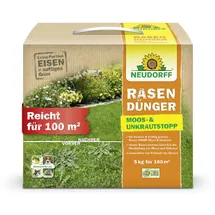 NEUDORFF Rasendünger Moos- & Unkrautstopp Granulat 5 kg
