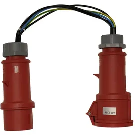 METREL A 1390 Messadapter CEE-Kupplung 32 A 5polig - CEE-Stecker 32 A 5polig