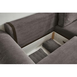 ed exciting design MID.YOU Ecksofa Mokka - braun