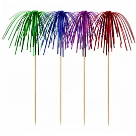 Papstar Deko-Picker 15,5 cm 100 St. Farbig sortiert