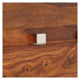 vidaXL Wandgarderobe Massivholz 118×40 cm