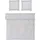 Möve Luxury Bettwäsche-Set Moonlight Grau 200 x 200 cm + 2 x 80 x 80 cm