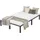 ML-Design Metallbett 120x200 cm Anthrazit - Dunkelgrau