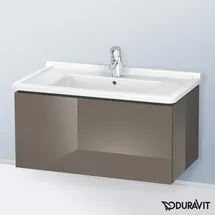 Duravit L-Cube 82x46,9cm, flan. Gr hgl, 1 Ausz., wandhängend