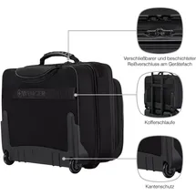 Wenger Legacy Black Series 15,6" (39,62cm) Notebook Trolley schwarz