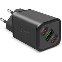 SBS PD Reiselader 100W 2x USB-C/1x USB GaN weiá