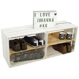 Kistenkolli Altes Land Allzweckkiste Johanna 2er Set braun