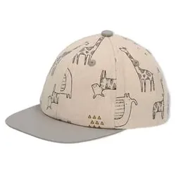 Sterntaler Baseball-Cap Safari-Tiere beige, 51 cm
