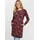 Ragwear Sweatkleid Blumen Rot 34
