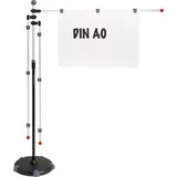 Maul Planhalter Mobil Aluminium Schwarz 1 St.