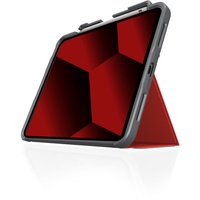 STM Dux Plus Case für Apple iPad 10,9" (2022) rot/transparent