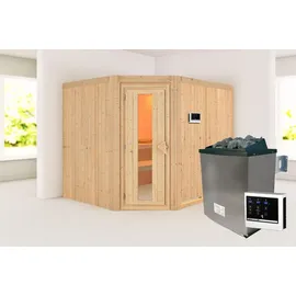 Karibu Malin inkl. 9 kW Ofen + ext. Steuerung