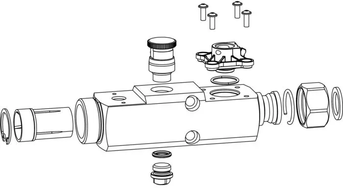 Grünbeck Sensorblock Füllmodul ohne Sensorik 100140220001 zu desaliQ