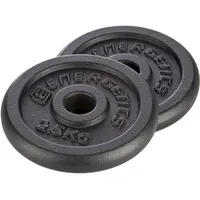 Energetics Hantelscheibe Guss leicht 5 kg schwarz