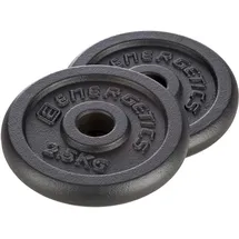 Energetics Hantelscheibe Guss leicht 5 kg schwarz