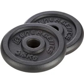 Energetics Hantelscheibe Guss leicht 5 kg schwarz