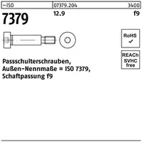 Industrial Quality Supplies ISO 7379 Pass-Schulterschraube Schaftpassung f9 M10x60