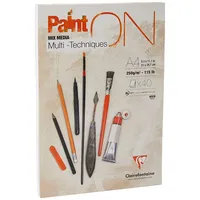 Clairefontaine 96537C - Malblock / Zeichenblock PaintON A4 250g, 40 Blatt