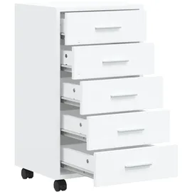 vidaXL Schubladenschrank 48 x 15 x 48 cm weiß