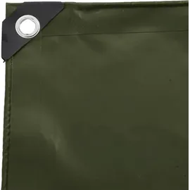 vidaXL Plane 650g / m2 1,5 x 6 m Olive Grün