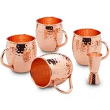 Echtwerk Moscow Mule Becher Set 5tlg aus Edelstahl