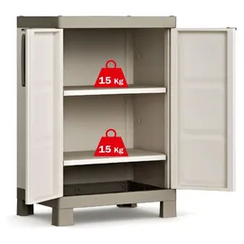 KIS Kunststoffschrank "Excellence XL, niedrig, Sand - Beige