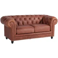 Max Winzer Orleans Sofa 2-Sitzer cognac