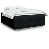 vidaXL Boxspringbett 180 x 200 cm Schwarz