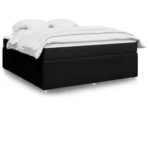 vidaXL Boxspringbett 180 x 200 cm Schwarz