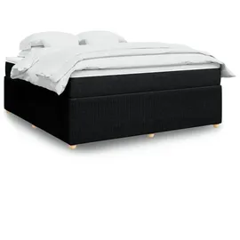 vidaXL Boxspringbett 180 x 200 cm Schwarz