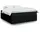 vidaXL Boxspringbett 180 x 200 cm Schwarz