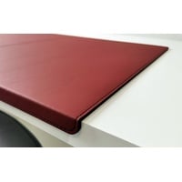 Profi Mats Schreibtischunterlage PM Gewinkelt Echt Leder 90 x 48 Bordeaux Weinrot