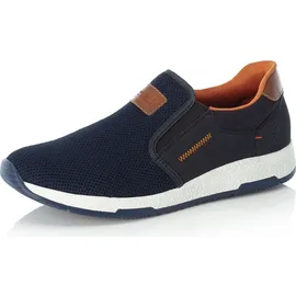 Rieker Slip-On Sneaker Herren Blau Weite E 43