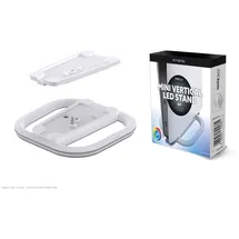 maxx tech PS5 Mini Vertical LED Stand, vertikaler LED Ständer, Kompatibel mit PS5 Digital, PS5 Disc, PS5 Slim Digital, PS5 Slim-Disc