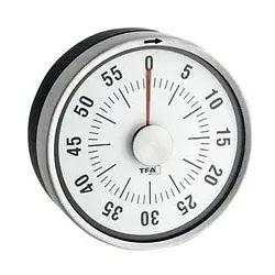 TFA® Küchentimer Puck silber