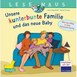 LESEMAUS 173: Unsere kunterbunte Familie und das neue Baby