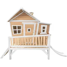 Axi Spielhaus Emma braun/weiß  mit Rutsche weiß A030.108.91