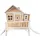 Axi Spielhaus Emma braun/weiß  mit Rutsche weiß A030.108.91