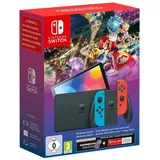 Nintendo Switch OLED-Modell neon-blau/neon-rot + Mario Kart 8 Deluxe